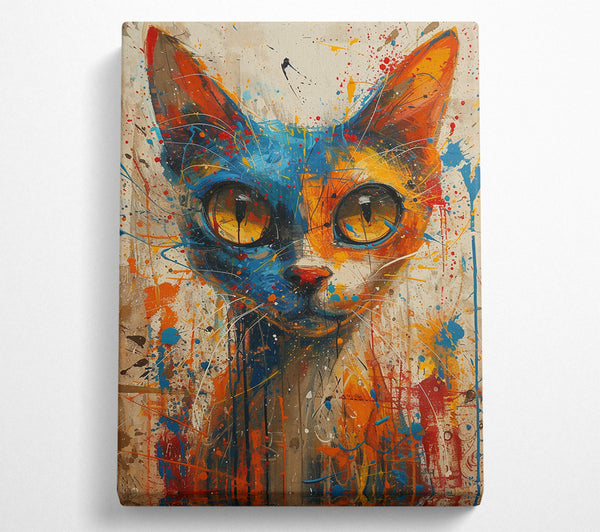 Blue Feline Splash