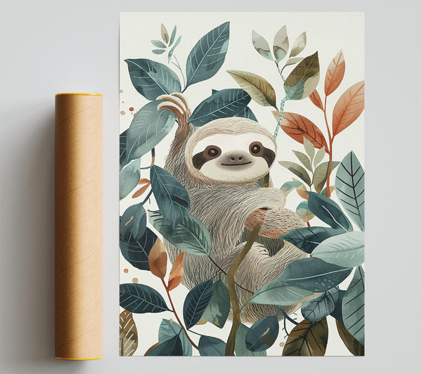 Teal Sloth Serenity