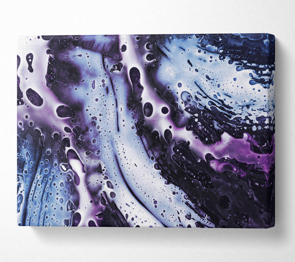 Purple Swirling Abstraction