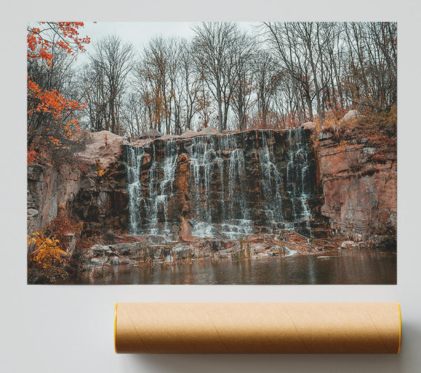 Brown Cascading Waters