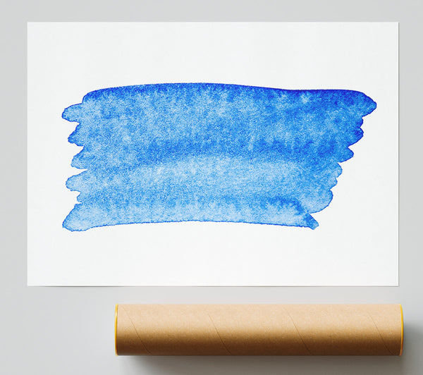 Azure Watercolor Swirl