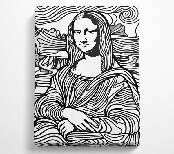 White Lines Mona Lisa