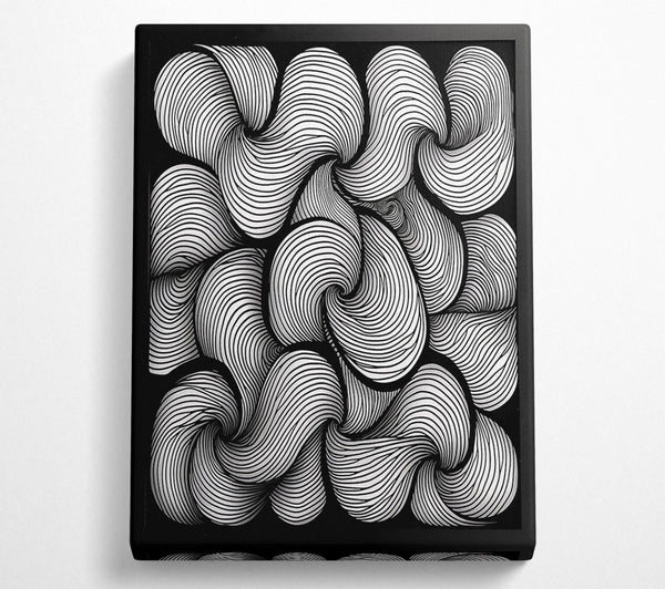 Black Swirling Lines