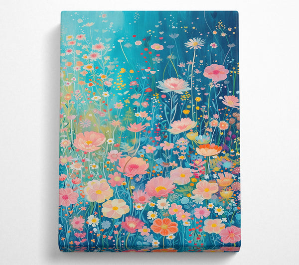 Azure Floral Field