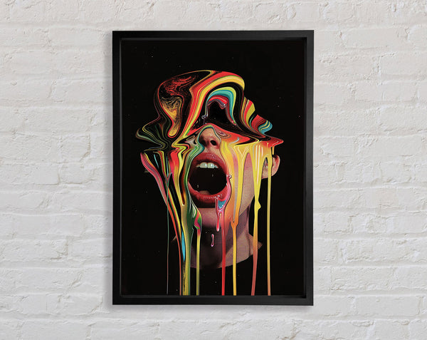 Dripping Paint Scream