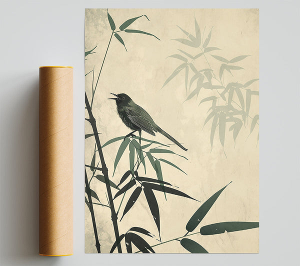 Green Bamboo Songbird