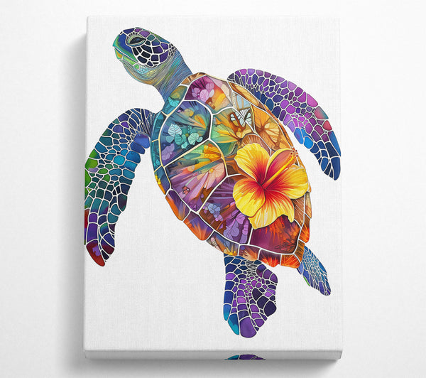 Purple Sea Turtle Blooms