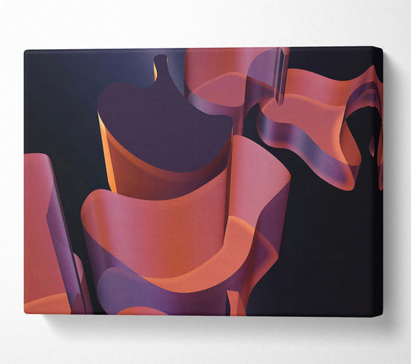 Rose-Tinted Abstract Forms