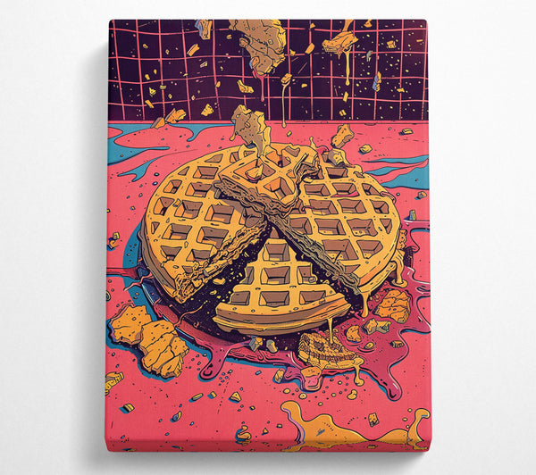 Pink Cosmic Waffle