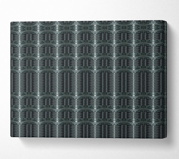 Teal Geometric Repetition