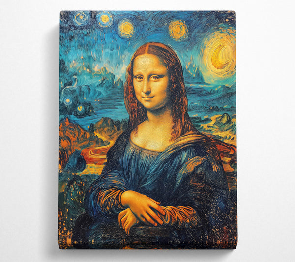 Blue Night Mona Lisa