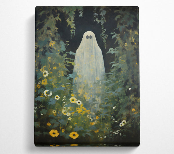 White Ghost In Yellow Bloom