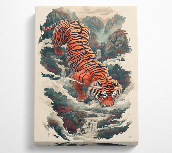 Orange Tiger Waterfall