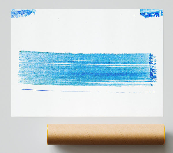 Azure Brushstroke Lines