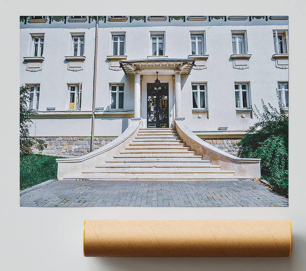 White Stone Entrance