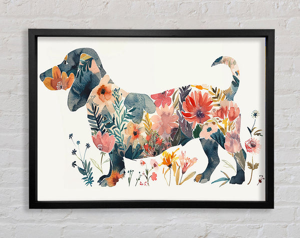 Flower Dachshund