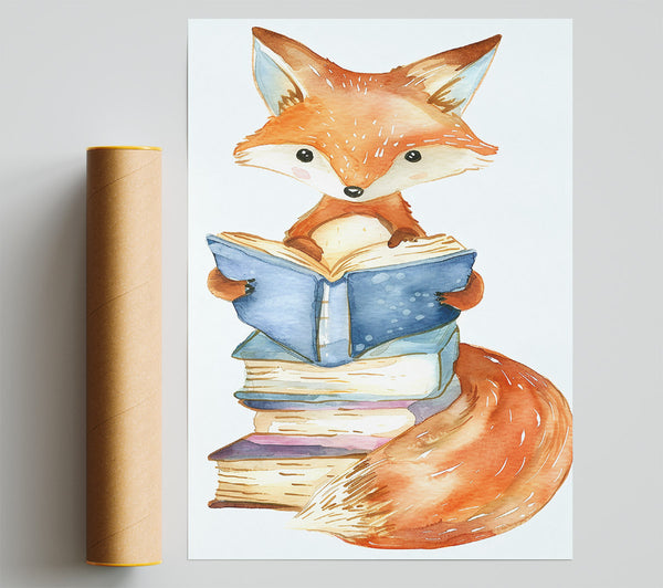 Orange Fox Reading Books