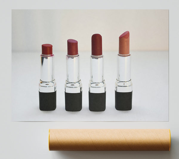 Burgundy Lipstick Lineup