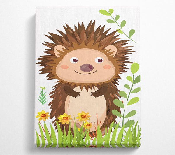 Brown Hedgehog Smiles