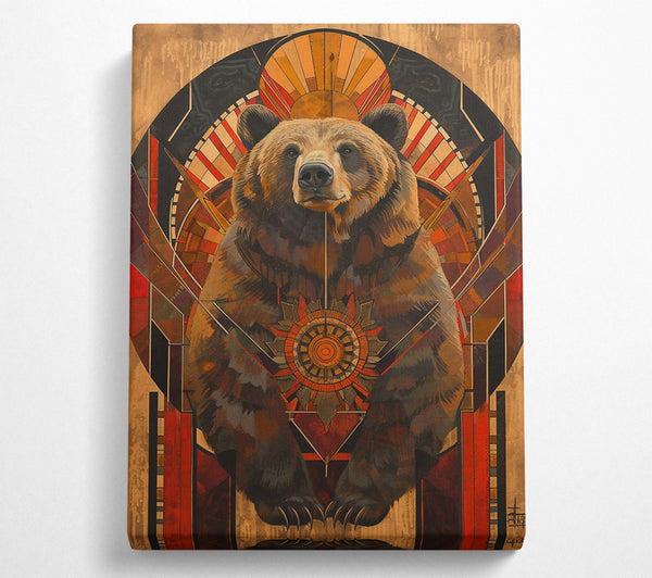 Crimson Bear Mandala