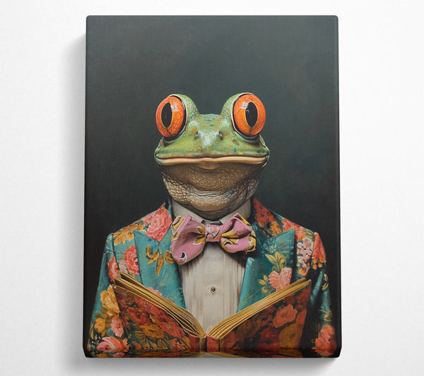 Frog In A Suit Staring