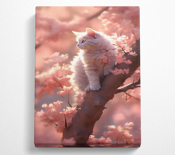 Pink Blossom Kitty