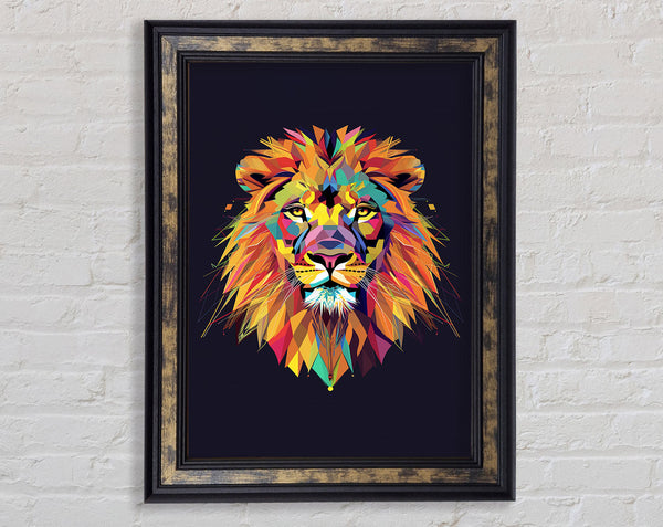 Geometric Lion Colours