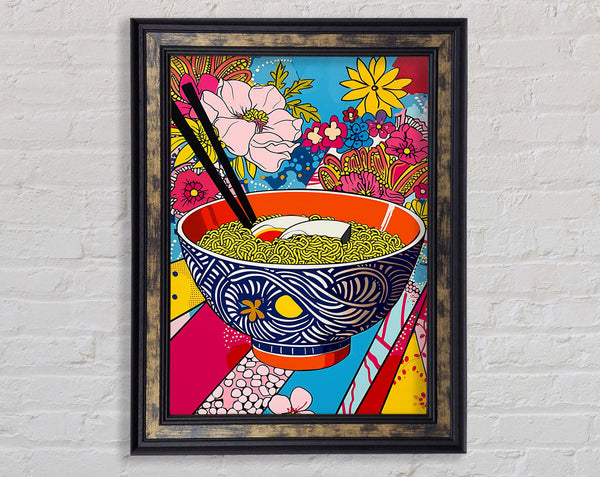 Giant Ramen Bowl Pop Art