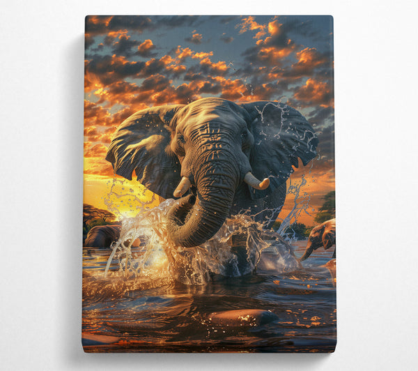 Golden Elephant Splash