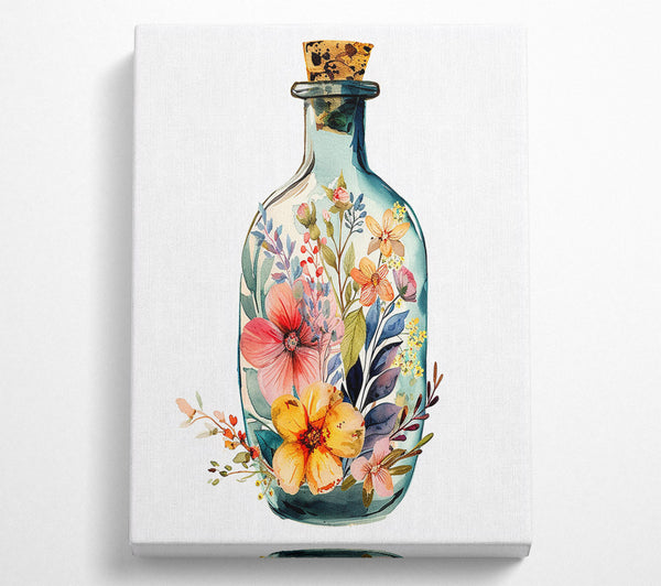 Glass Bottle Flowers