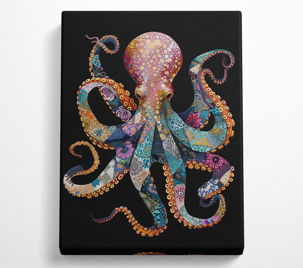 Golden Patchwork Octopus