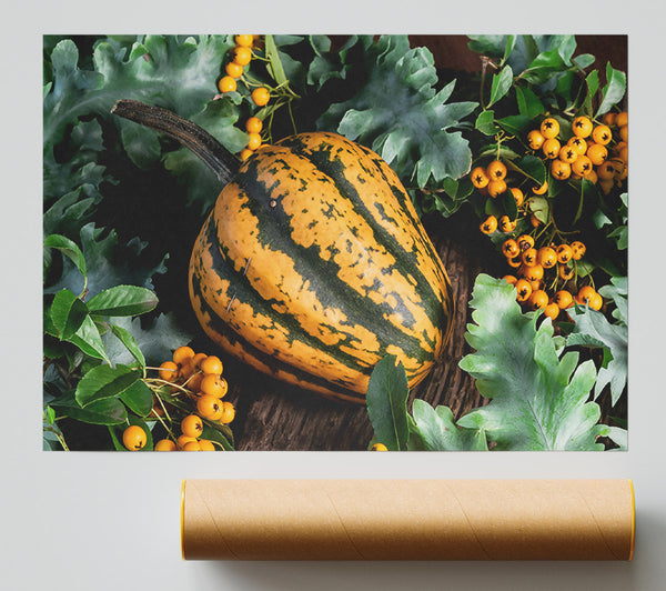 Golden Striped Gourd