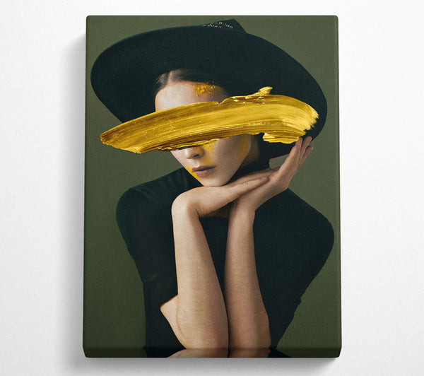 Gold Brush Woman