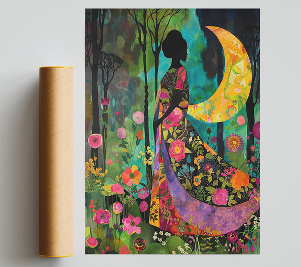 Golden Moonlit Garden