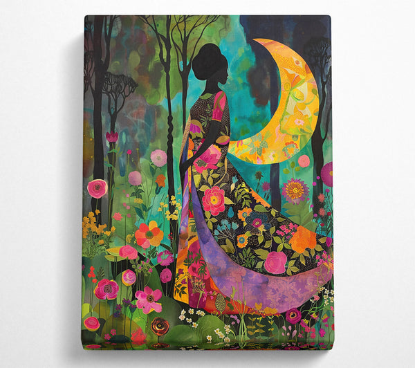 Golden Moonlit Garden