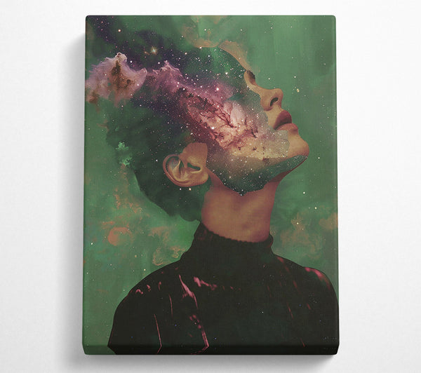 Green Galaxy Portrait