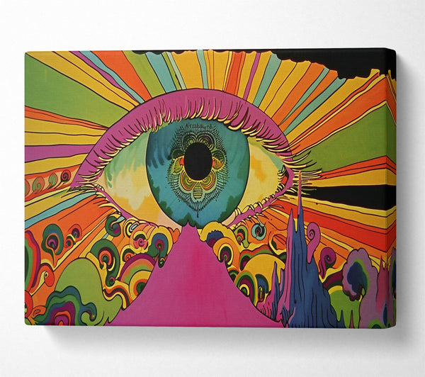 Pink Psychedelic Eye