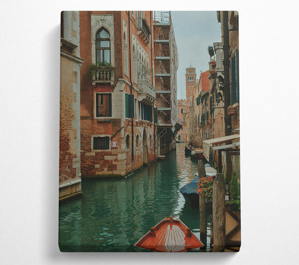 Teal Venice Canal View