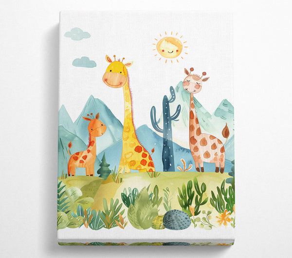 Yellow Giraffe Mountain Dream