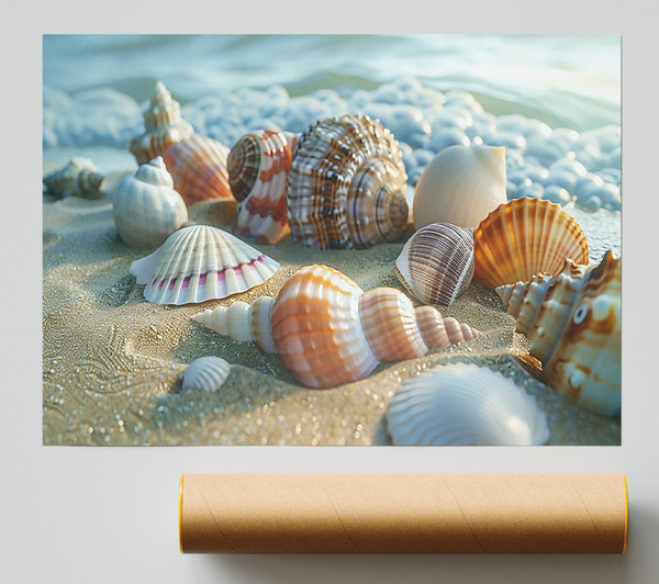 Seashells On Golden Sand