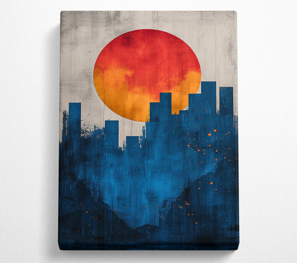 Blue City Sunset