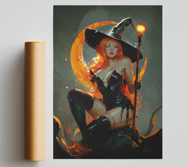 Orange Flame Witch