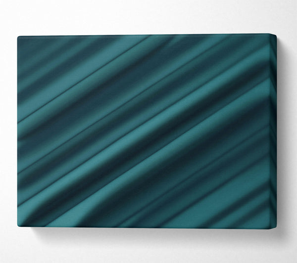 Teal Draped Lines