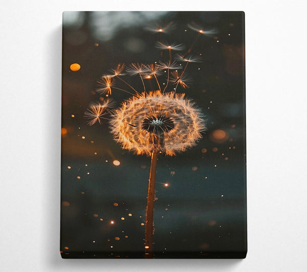 Golden Dandelion Wishes