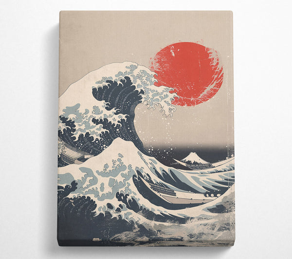 Red Sun'S Crest Wave