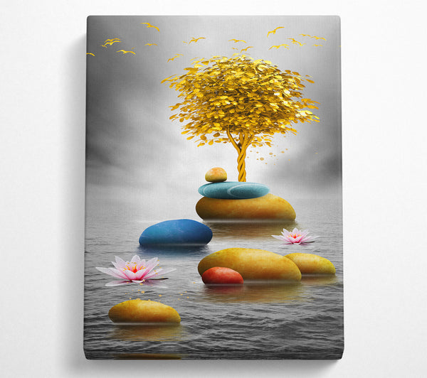 Gold Tree Pebbles