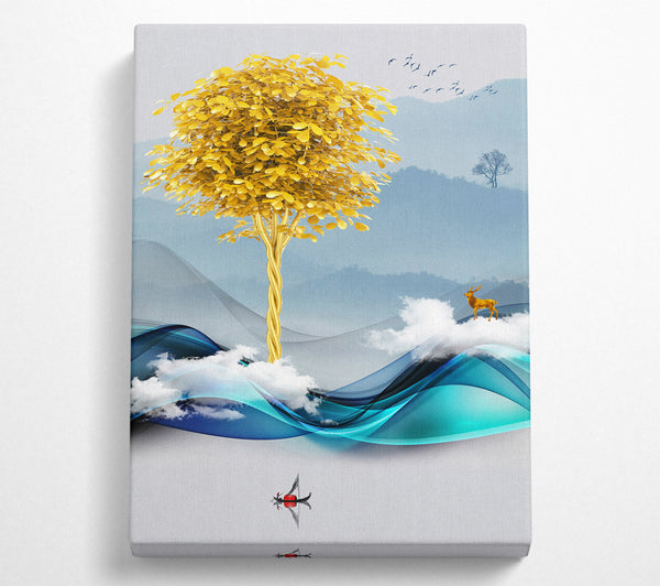 Gold Tree Waves