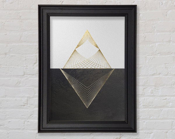 Gold Triangle Black And White