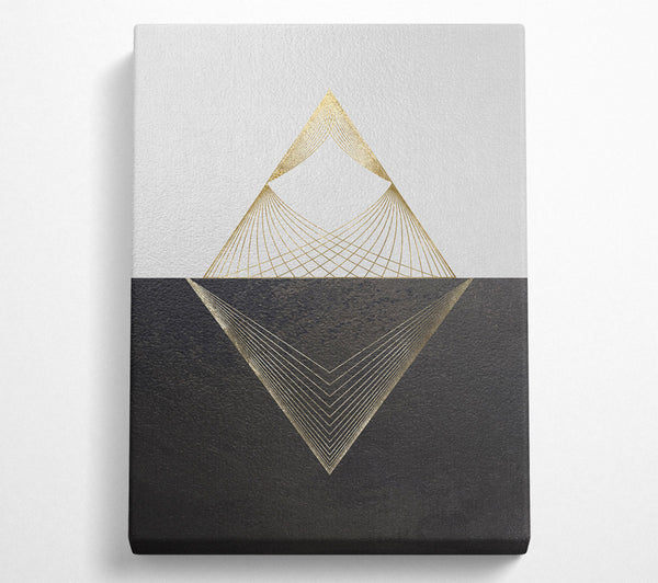 Gold Triangle Black And White