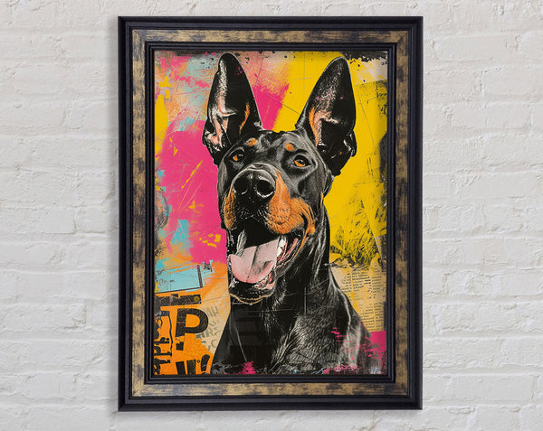 Graffiti Doberman